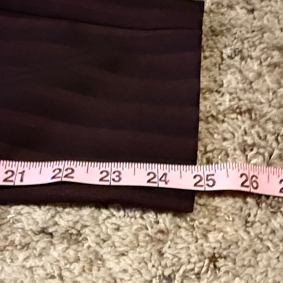 Topman Men's Dark Striped Dress Pants - Picture 5 of 6